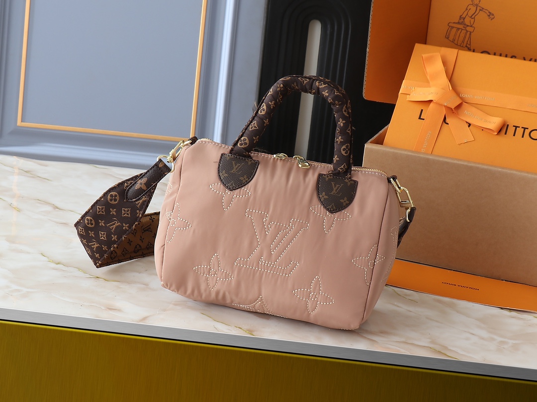 LV Classic Handbag Monogram Canvas Model M23736 Silver Hardware Luxury